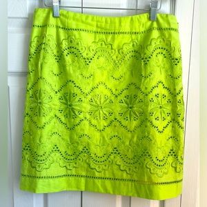 Fresh as Spring! Green Linen / Cotton Skirt by ETCETERA. Size 8